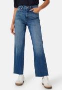 Happy Holly High Straight Ankle Jeans Medium blue 38