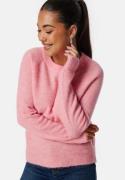 SELECTED FEMME Slflulu LS Knit O-Neck Peony Detail:MELANGE S