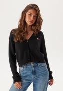 TOMMY JEANS Tjw Essential Badge Cardigan BDS Black XS