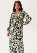 BUBBLEROOM Wrap Dress Zebra XS