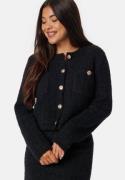 BUBBLEROOM Button Knitted Jacket Black S