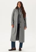 VILA Visolo L/S Coat Medium Grey Melange 38