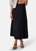 BUBBLEROOM Bubble Hem Midi Skirt Black XL