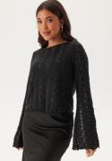 BUBBLEROOM Structure Boatneck Top Black XL