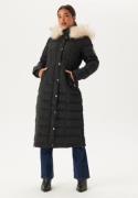 Chiara Forthi Champoluc Down Maxi Coat Black/Beige 34