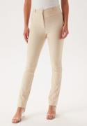 BUBBLEROOM Everly High Waist Stretchy Trousers Light beige 42