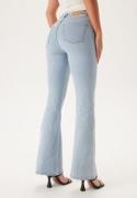 BUBBLEROOM High Flare Superstretch Jeans Bleached denim 44