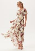 Ida Sjöstedt Caroline Dress Creme Red Floral 36