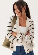 Happy Holly Knitted Cardigan Cream/Black 40/42