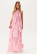 VERO MODA Vmfelicia Sl Ruffle Maxi Dress Cherry Blossom L