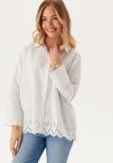 ONLY Onlgraces Tulum Ls Emb Shirt Bright White XS