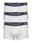 Mens Knit 3Pack Boxe Boxershorts White Emporio Armani