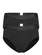 Dovre Brief 2-Pack Gots Underbukser Y-front Briefs Black Dovre