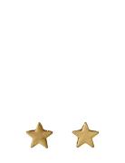 Ava Recycled Star Earrings Gold-Plated Accessories Jewellery Earrings Studs Gold Pilgrim