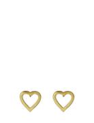 Sophia Recycled Tiny Heart Earstuds Accessories Jewellery Earrings Studs Gold Pilgrim