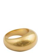 Bolded Big Ring Gold Ring Smykker Gold Syster P