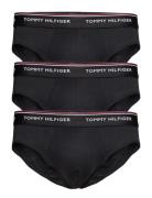 3P Brief Underbukser Y-front Briefs Black Tommy Hilfiger