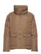 Slfdasa Puffer Jacket Foret Jakke Brown Selected Femme