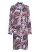 Slmayana Shirt Dress Ls Kort Kjole Multi/patterned Soaked In Luxury