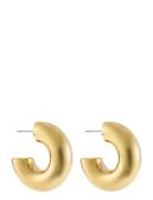 Ivy Chunky Hoops, Gold Accessories Jewellery Earrings Hoops Gold By Jolima
