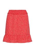 Skirt Pixie Print And Smock Kort Nederdel Red Lindex