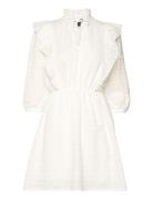 D2. Broderie Anglaise Dress Kort Kjole White GANT