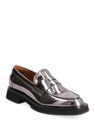 Shoes Loafers Flade Sko Silver Billi Bi