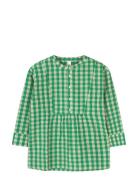 Bæk&Bølge Irene Shirt M/L Grøn/Sand Top Green Juna