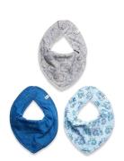 Bandana Bib Boy -Aop  Baby & Maternity Care & Hygiene Dry Bibs Blue Pippi