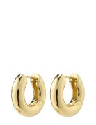 Aica Recycled Chunky Hoop Earrings Accessories Jewellery Earrings Hoops Gold Pilgrim