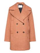 Slfjenna Wool Coat B Outerwear Coats Winter Coats Orange Selected Femme
