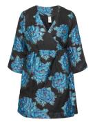 Yasrosies 3/4 Wrap Dress - Show Kort Kjole Multi/patterned YAS