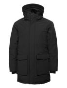 Jacket Relaxed Parka Jakke Black Replay