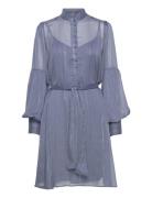 Senna Chanelle Dress Kort Kjole Blue Bruuns Bazaar