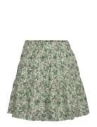 Skirt Twill Dresses & Skirts Skirts Short Skirts Green Creamie