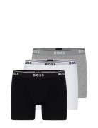 Boxerbr 3P Power Boxershorts Grey BOSS