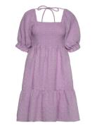 Mimosa Zosia Dress Kort Kjole Purple Bruuns Bazaar