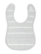 Bib White Leo Baby & Maternity Care & Hygiene Dry Bibs Grey Geggamoja