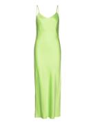 Slfregi Slip Ankle Dress B Maxikjole Festkjole Green Selected Femme