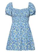 Domenica Mini Dress Kort Kjole Blue Faithfull The Brand