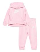 Nkg Club Fleece Set Sets Sweatsuits Pink Nike