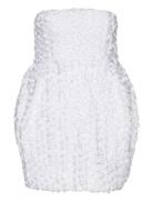 3D Flower Mini Dress Kort Kjole White ROTATE Birger Christensen