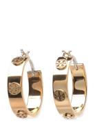 Small Miller Stud Hoop Earring Accessories Jewellery Earrings Hoops Gold Tory Burch