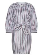 Rwb Stripe Short Shirt Dress Ls Kort Kjole Multi/patterned Tommy Hilfiger