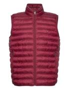 Core Packable Recycled Vest Vest Red Tommy Hilfiger