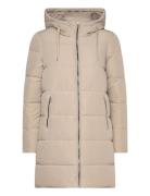 Onldolly Long Puffer Coat Otw Foret Jakke Beige ONLY