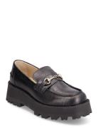 Slfcora Horsebit Polido Loafer B Loafers Flade Sko Black Selected Femme