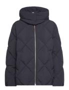 Hw Down Diamond Baffle Jacket Foret Jakke Navy Tommy Hilfiger