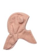 Jeffi Teddyfleece Elephant Hood. Grs Accessories Headwear Balaclava Pink Mini A Ture