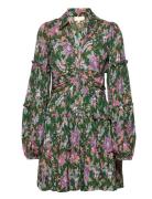 Boho Shirt Dress Kort Kjole Green By Ti Mo